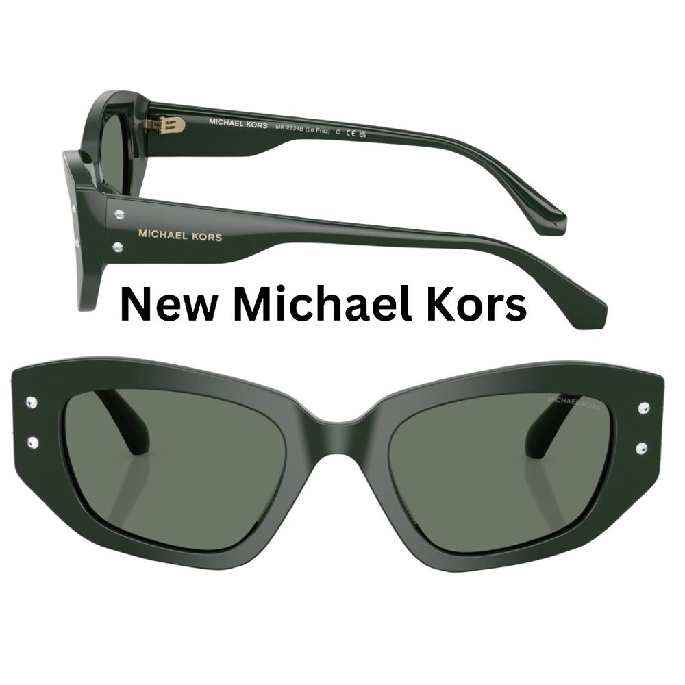 New Michael Kors Le Praz Bosco Geometric Cat Eye Sunglasses